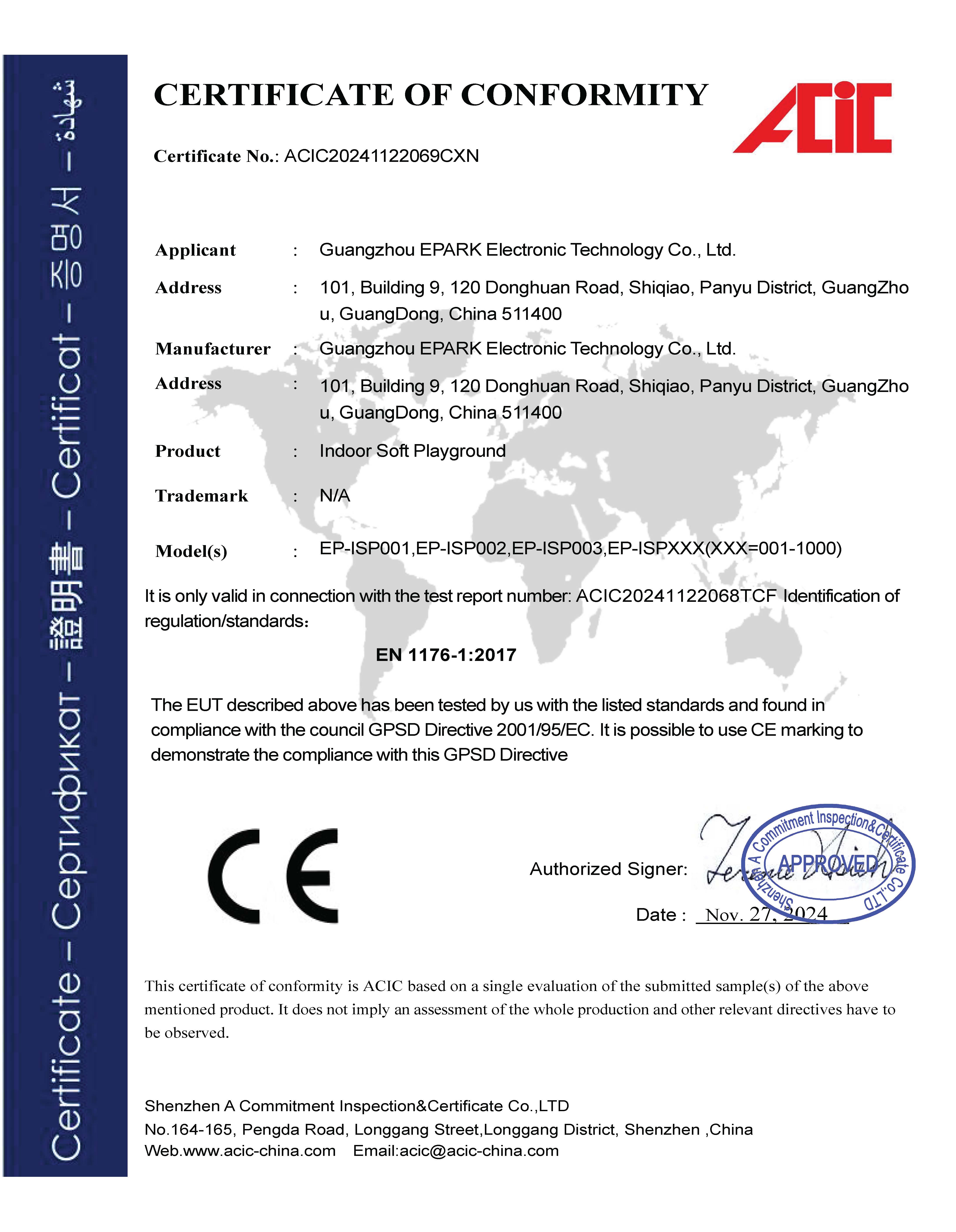 Indoor Playground CE